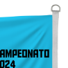 Bandera personalizable 120x70 cm con anillas y refuerzo