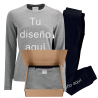 Conjunto pijama manga larga de mujer personalizado