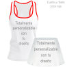 Conjunto de mujer pádel tirantes personalizable 100% fullprint