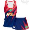 Conjunto de mujer pádel tirantes personalizable 100% fullprint