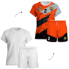 Conjunto de voley manga corta personalizable 100% fullprint