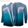 Camiseta running manga larga personalizada 100% fullprint