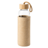 Botella de cristal con funda de yute Stamina SIBU 500 ml