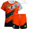 Conjunto de voley manga corta personalizable 100% fullprint