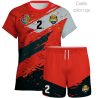 Conjunto de voley manga corta personalizable 100% fullprint