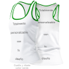 Camiseta para eventos espalda nadadora personalizada fullprint