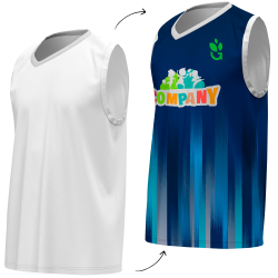 Camiseta para eventos sin mangas personalizada fullprint