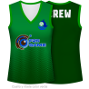 Camiseta para eventos sin mangas de mujer personalizada fullprint