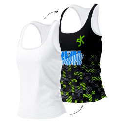 Camiseta para eventos espalda nadadora personalizada fullprint