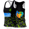 Camiseta para eventos espalda nadadora personalizada fullprint
