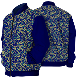 Chaqueta Bomber Clavel Azul