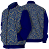 Chaqueta Bomber Clavel Azul