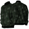 Chaqueta Bomber Piel de Cocodrilo