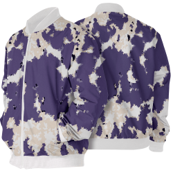 Chaqueta Bomber Vaca Lila