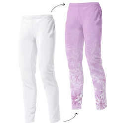 Pantalón running largo de mujer personalizado 100% fullprint