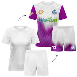 Conjunto de fútbol de mujer personalizado 100% fullprint