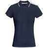 Conjunto de mujer pádel polo técnico bicolor y falda
