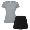 Conjunto de mujer pádel camiseta técnica y falda