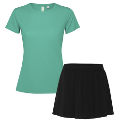 Conjunto de mujer pádel camiseta técnica y falda