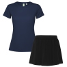 Conjunto de mujer pádel camiseta técnica y falda