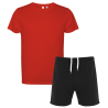 Conjunto infantil de pádel camiseta técnica y pantalón