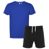 Conjunto infantil de pádel camiseta técnica y pantalón