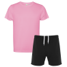 Conjunto infantil de pádel camiseta técnica y pantalón