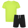 Conjunto infantil de pádel camiseta técnica y pantalón