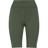 Conjunto de mujer running top técnico y leggings cortos