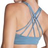 Conjunto de mujer running top técnico y leggings cortos