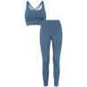 Conjunto de mujer running top técnico y leggings largos