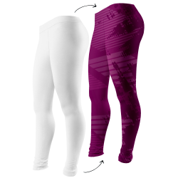Malla running larga de mujer personalizada 100% fullprint