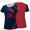 Camiseta running manga corta de mujer personalizada 100% fullprint