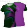 Camiseta running manga corta de mujer personalizada 100% fullprint