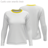 Camiseta running manga larga de mujer personalizada 100% fullprint