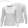 Camiseta running manga larga de mujer personalizada 100% fullprint