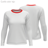 Camiseta running manga larga de mujer personalizada 100% fullprint