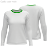 Camiseta running manga larga de mujer personalizada 100% fullprint