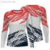 Camiseta running manga larga de mujer personalizada 100% fullprint