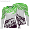 Camiseta running manga larga de mujer personalizada 100% fullprint
