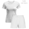 Conjunto running camiseta y pantalón corto de mujer personalizado 100% fullprint