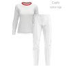 Conjunto running camiseta manga larga y pantalón largo de mujer personalizado 100% fullprint