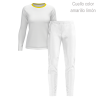 Conjunto running camiseta manga larga y pantalón largo de mujer personalizado 100% fullprint