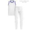 Conjunto running camiseta sin mangas y pantalón largo personalizado 100% fullprint