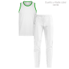 Conjunto running camiseta sin mangas y pantalón largo personalizado 100% fullprint