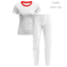 Conjunto running camiseta y pantalón largo de mujer personalizado 100% fullprint