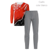 Conjunto running camiseta manga larga y pantalón largo personalizado 100% fullprint