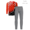 Conjunto running camiseta manga larga y pantalón largo personalizado 100% fullprint