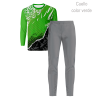 Conjunto running camiseta manga larga y pantalón largo personalizado 100% fullprint