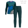 Conjunto running camiseta manga larga y pantalón largo de mujer personalizado 100% fullprint